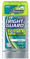 Right Guard Xtreme Clear