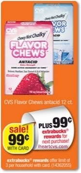 flavor chews antacid