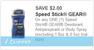 Cupon Speed Stick Gear
