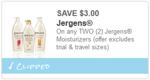 cupon Jergens Lotion