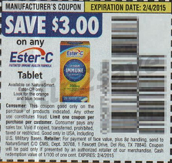 Ester-C coupon