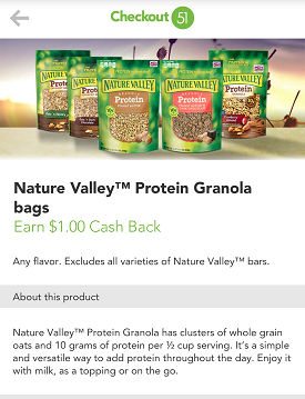 cupon Nature Valley Protein Granola
