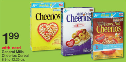 shopper Cheerios Cereals
