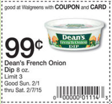 shopper Deans French Onion Dip