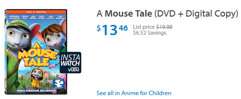 A Mouse Tale en Walmart