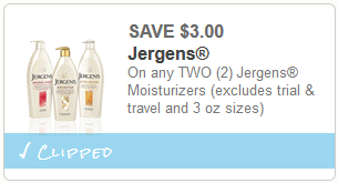 cupon Jergens Lotion