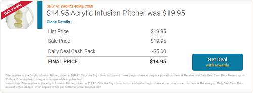 Acrylis Infusion Pitcher