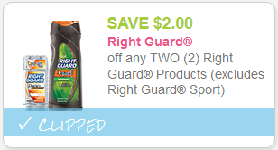 Right Guard coupon