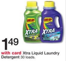 xtra liquid laundry shopper