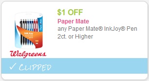 cupon paper mate