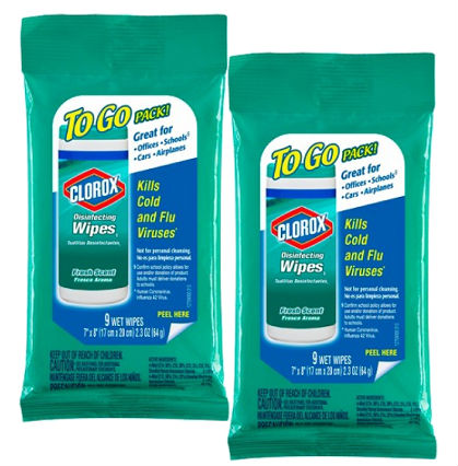 Clorox To Go Disinfecting Wipes