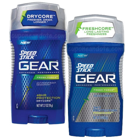 Desodorante Speed Stick Gear GRATIS