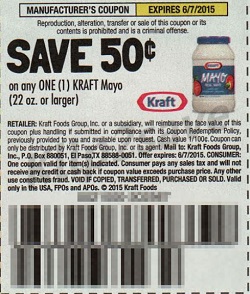 cupon Kraft Mayo