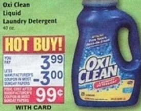 recorte de Rite Aid Oxi Clean