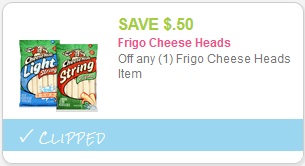 cupon Frigo Cheese Heads