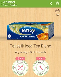 ibotta Tetley Iced Tea Blend