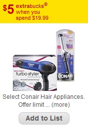 shopper cvs Conair Hair