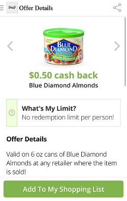 snap blue diamond