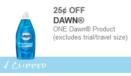 Dawn Dish Soap coupon
