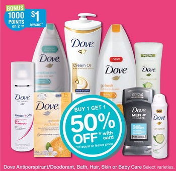 Dove Hair Shampoo or Conditioner