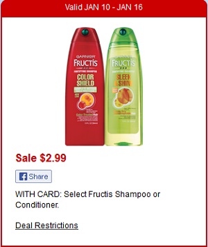 Garnier Fructis Shampoo en CVS