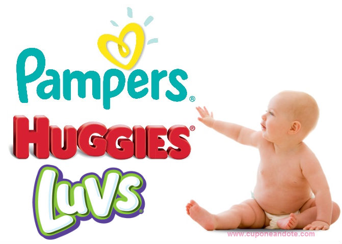 Cupones para Pampers, Huggies y Luvs Diapers