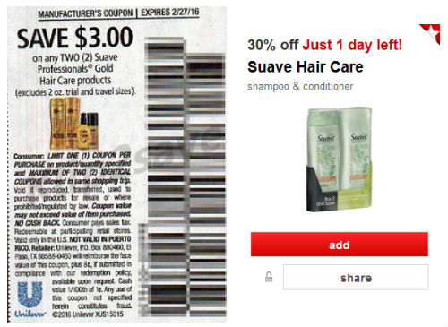 Suave Professionals coupons