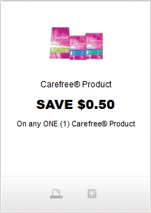 Carefree-Product-coupon Carefree Pantiliners SOLO $0.44 en Walmart