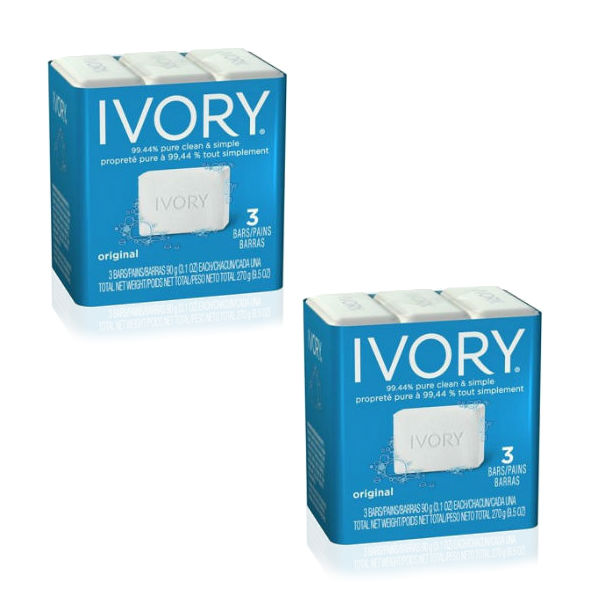 Ivory-Soap-Bar Ivory Soap Bar 3 pk a SOLO $0.99 en Walmart