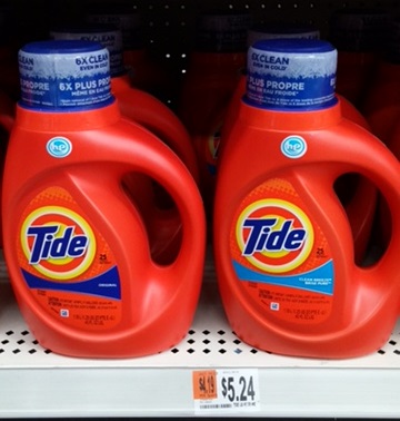 Tide-Liquid-Laundry-Detergent-Walmart Tide Liquid Laundry Detergent a solo $4.24 en Walmart