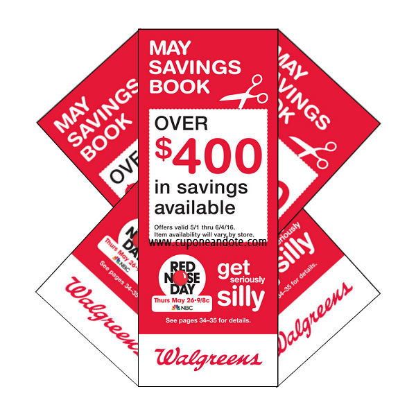 Walgreens Mayo 2016 Coupon Booklet