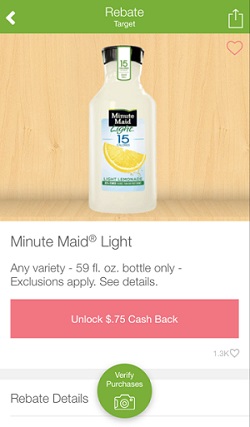 Minute Maid Light - ibotta