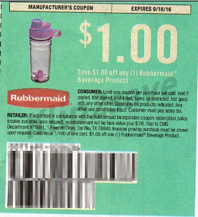 Rubbermaid Beverage Product - SS 7_31