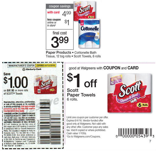 Scott-paper-towels-Walgreens EMPEZANDO 5/22 - Scott Paper Towels SOLO $2.99 en Walgreens
