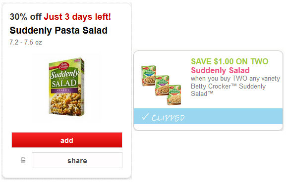 Betty Crocker Suddenly Pasta Salad - Target