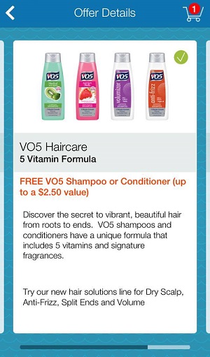 VO5 Shampoo o Conditioner - MobiSave