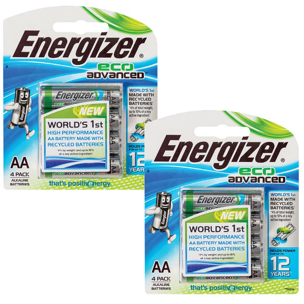 Baterias Energizer EcoAdvanced paqute de 4