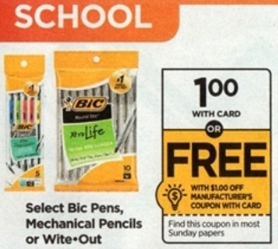 Bic Stationery Product - Rite Aid