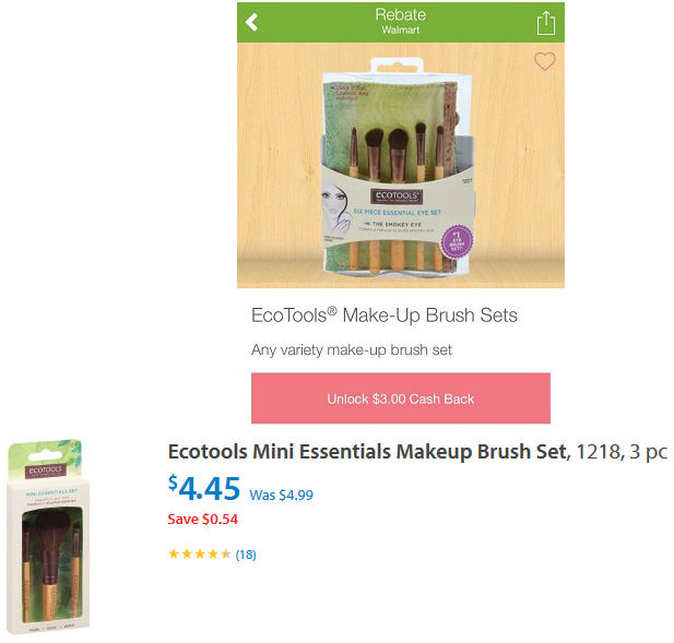 EcoTools Mini Essentials Makeup Brush Set - ibotta
