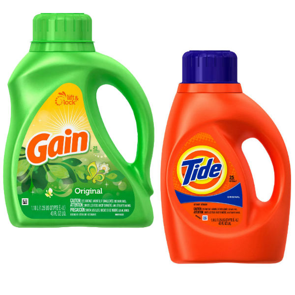 Detergente Tide y Gain