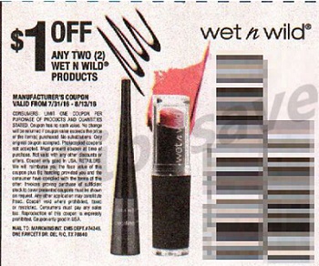 Wet n Wild Products - SS 7_31