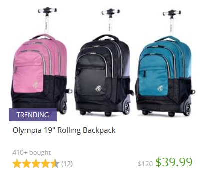 Olympia Rolling Backpack