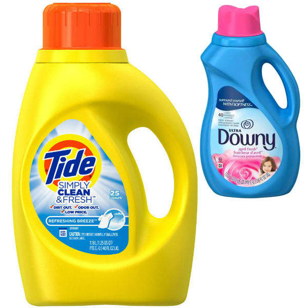 Tide Simply Clean y Downy