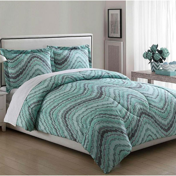 Essential Home Promo Microfiber 3-piece Comforter Set