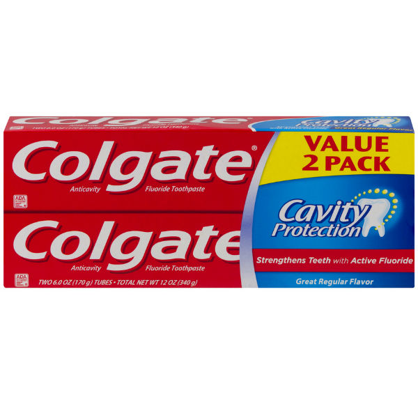 Colgate Cavity Protection Twin Pack