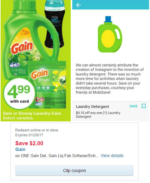 Detergente Gain de 50 oz - Walgreens