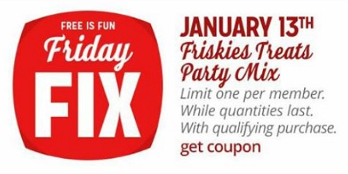 Friskies Treats Party Mix Kmart offer