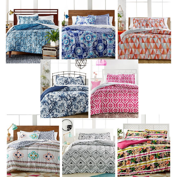 Sets de Comforter de 3 piezas SOLO $17.99 en Macy’s