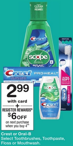 Crest Mouthwash o Oral-B Floss - Walgreens 2_19