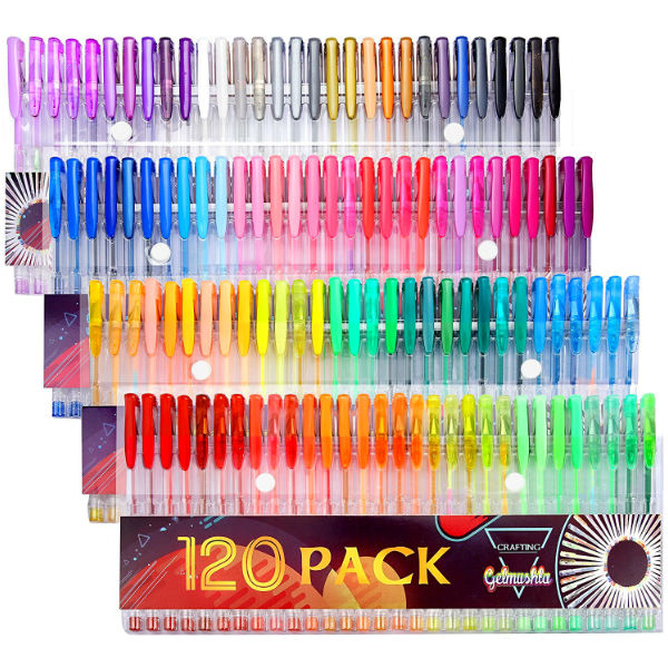 Gelmushta Gel Pens 120 Unique Colors